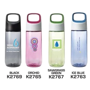 Kor Aura Aura Tritan (tm) - Black - 500 Ml Bottle With Tapered Profile And An Ergonomic Handle