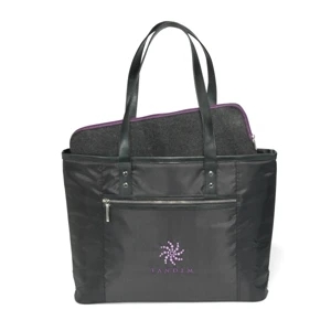 Stella - Computer Totefolio Made Of 420d Polyester/210d Lining, Felt Computer Sleeve