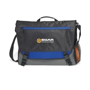 Intensity - Blue - Computer Messenger Bag With Pocket Sized To Fit A Tablet