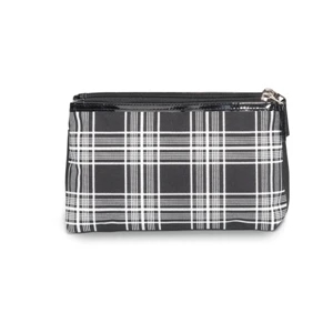 Charlotte - Black - Cosmetic Case With Clear Water-resistant Compartments