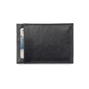 Safe Travels Traverse - Black Leather Wallet With Multiple Pockets For Card Storage