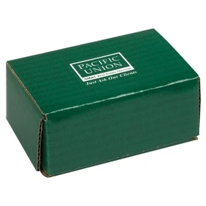 Addition Of Spot Mount Label - Corrugated Tuck Box, 4 1/4" X 3" X 1 1/2"