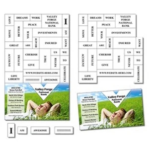 Magna-phrase (tm) Tuffmag (tm) - Magnet - 3.5x5.75 With Business Card Magnet - Outdoor Safe