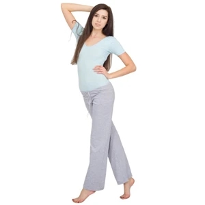 X S- X L-white - Fine Jersey Relaxed Pant With Matching Knotted Cotton Drawcord. Blank