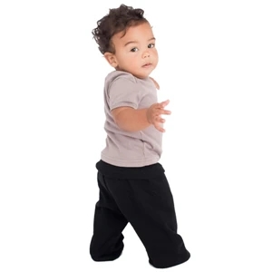 White - Infant California Fleece Pant Featuring An Elastic Waistband. Blank