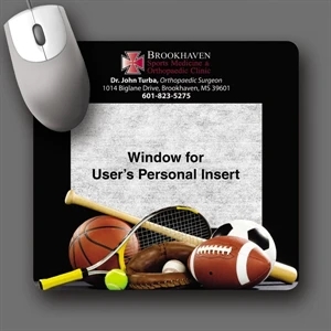 Frame-it-flex (r) Duratec (r) - 7.5"x8"x1/8"-duratec® - Windo With Photo Mouse Pad-5-day; Rush: 24 Hour,1,2,or 3-day