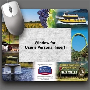 Frame-it-flex (r) Duratec (r) - 8"x9.5"x1/8"-duratec® - Windo With Photo Mouse Pad-5-day; Rush: 24 Hour,1,2,or 3-day