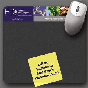 Frame-it Lift (r) Duratec (r) - 7.5"x8"x1/8"-duratec® - Lift-top Mouse Pad-5-day; Rush: 2 Or 3-day
