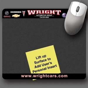 Frame-it Lift (r) Duratec (r) - 8"x9.5"x1/8"-duratec® - Lift-top Mouse Pad-5-day; Rush: 2 Or 3-day