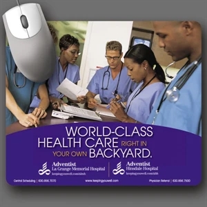 New! Vynex (r) Duratec (r) - 8"x9.5"x1/16"-hard Surface Mouse Pad-5-day; Rush: 24 Hour,1,2,or 3-day