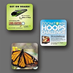 New! Vynex (r) Duratec (r) - 3.6"x3.6"x1/8"-hard Surface Coaster-5-day; Rush: 24 Hour,1,2,or 3-day