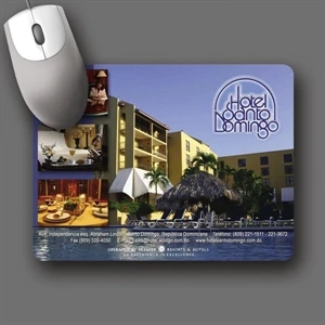 New! Vynex (r) Duratec (r) - 6"x8"x1/8"-hard Surface Mouse Pad - 5-day Std.; Rush: 1-day/24 Hour, 2-day Or 3-day