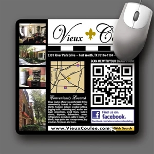 New! Vynex (r) Duratec (r) - 7.5"x8"x1/8"-hard Surface Mouse Pad-5-day; Rush: 24 Hour,1,2,or 3-day