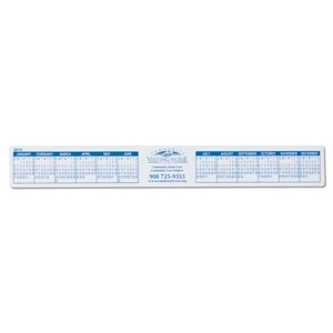 1 Color - Computer Monitor Calendar Made From 23 Gauge Poly Material. 11 1/4" X 1 1/2"