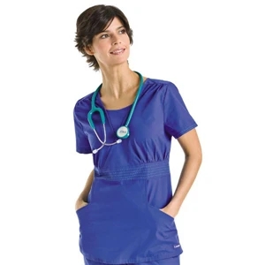 Landau - Sa8412 Landau Crossover Saddle Stitch Top - 4 Colors Available