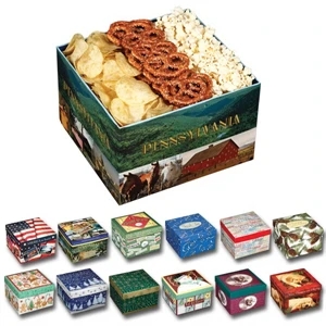 Utz(r) Snack On - Variety Gift Box With Kettle Classic Chips, Pretzels And White Cheddar Popcorn