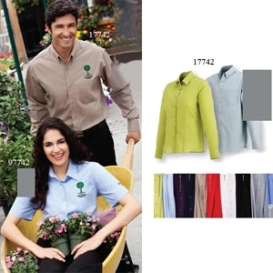 Preston - Blank - Regular Sizes - Men's Long Sleeve Shirt With Back Yoke