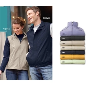 North End (r) - 3 X L - Ladies Full Zip Lightweight Windvest With Reverse Coil Zipper Pockets