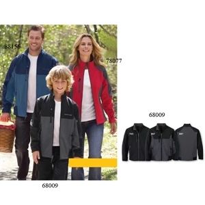 North End (r) Compass - Youth Color-block 3-layer Fleece Bonded Soft Shell Jacket