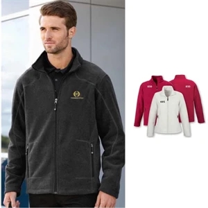 North End (r) Voyage - S- X L - Men's Fleece Jacket With Center Front Reverse Coil Zipper