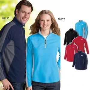 North End (r) - X S- X L - Ladies' Recycled Polyester Half-zip Fleece Top