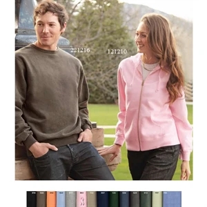 Ash City Vintage (r) - X S- X L - Men's Cotton Fleece Crew Shirt That Is Preshrunk