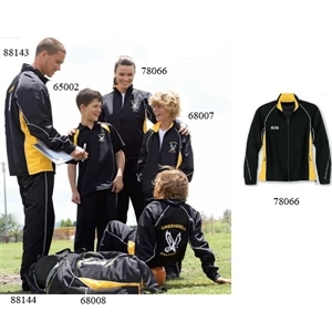 North End (r) - S- X L - Ladies' Woven Twill Athletic Jacket With Raglan Sleeves