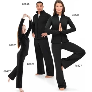 Lifestyle North End Sport (r) - Girls' Polyester/ Spandex Pants With Elasticized Waistband