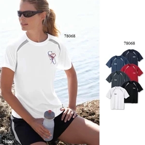 North End (r) - X S- X L - Ladies' Athletic Polyester Crew Neck T-shirt