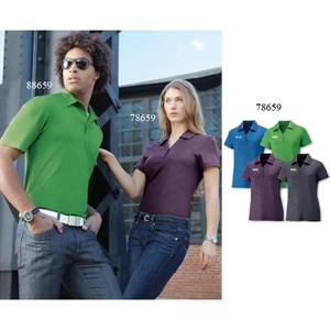 Maze North End Sport (r) - X S- X L - Ladies' Performance Stretch Embossed Print Polo Shirt