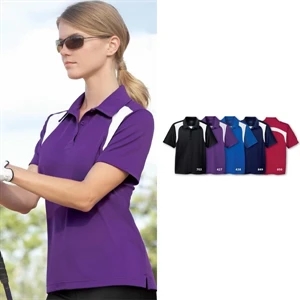Extreme Eperformance (tm) - S- X L - Ladies Color-block Textured Polo Shirt