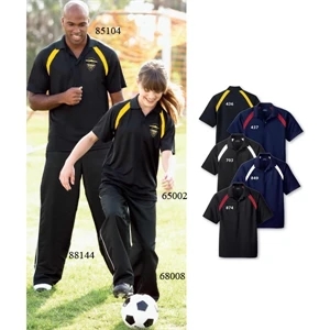 Extreme Eperformance (tm) - 2 X L - Men's Color-block Pique Polo With Raglan Sleeves