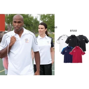 Extreme Edry (r) - 3 X L-4 X L - Men's Color-block Polo With Side Slits