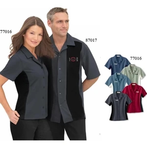 Il Migliore (r) - X S- X L - Ladies' Ottoman Camp Shirt With Side Slits