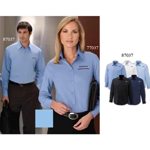 North End (r) Luster - 2 X L - Men's Wrinkle Resistant Cotton Blend Poplin Taped Shirt
