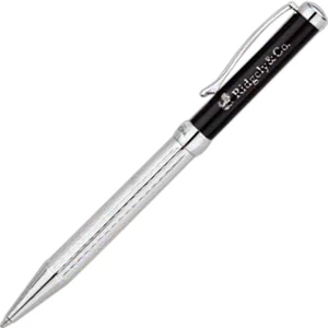 Bettoni (r) - Diamond Etched Barrel Design Ballpoint Pen With Twist Action Design