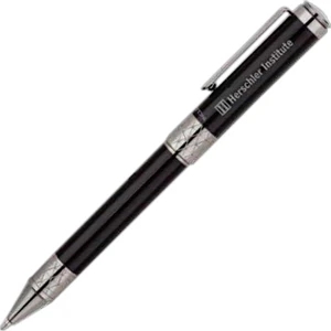 Bettoni (r) - Gunmetal Etch Trim Style Ballpoint Pen With Twist Action Mechanism