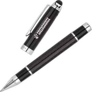 Bettoni (r) - Carbon Fiber Stylus And Rollerball Pen With Cap Off Design