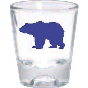 Sportswear - Baseball - Glassware Shot Glass With Sports Ball In Base, 1-1/2 Oz