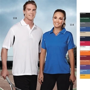 Movement Performance (tm) - 4 X L - Women's 6.5 Oz 100% Polyester Waffle Knit Golf Shirt