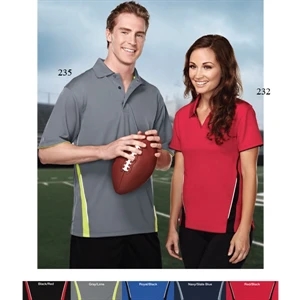Glide Performance (tm) - 2 X L - Women's 5.2 Oz 100% Polyester Mesh Johnny Collar Golf Shirt