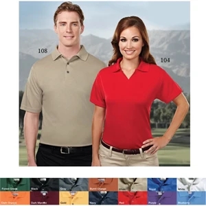 Ambition Performance (tm) - 3 X L - Women's Spun Polyester Micromesh Golf Shirt With A Johnny Collar