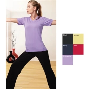 Dolce Performance (tm) - 4 X L - Women's V-neck Tee Featuring Moisture Wicking Technology