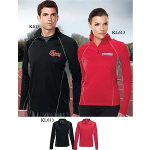 Performance (tm) Lady Trident - 4 X L - Women's Polyester 1/4-zip Pullover Shirt With Moisture Wicking Technology