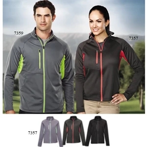 Performance (tm) Lady Lancer - X S- X L - Women's Lightweight Moisture Wicking Fleece With Contrast Zippers