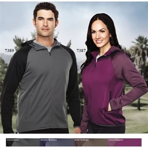 Performance (tm) Lady Raven - X S- X L - Women's Lightweight Two-color Performance Fleece Hoody