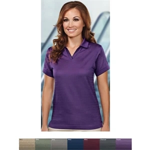 Aura - 4 X L - Women's 4.7 Oz 100% Microfiber Polyester Johnny Collar Golf Shirt