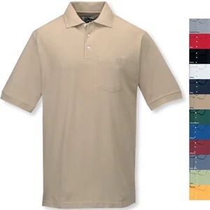 Caliber Ltd - 2 X L - Men's Golf Shirt With Clean-finished Placket And Bottom Hem With Side Vents