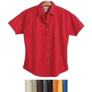 Apprentice - X S - X L - Women's Short Sleeve Twill Shirt With A Yoke Back