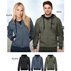 Mckenzie - X S- X L - Women's 11.2 Oz 60% Cotton/40% Polyester Heather Hooded Full Zip Sweatshirt